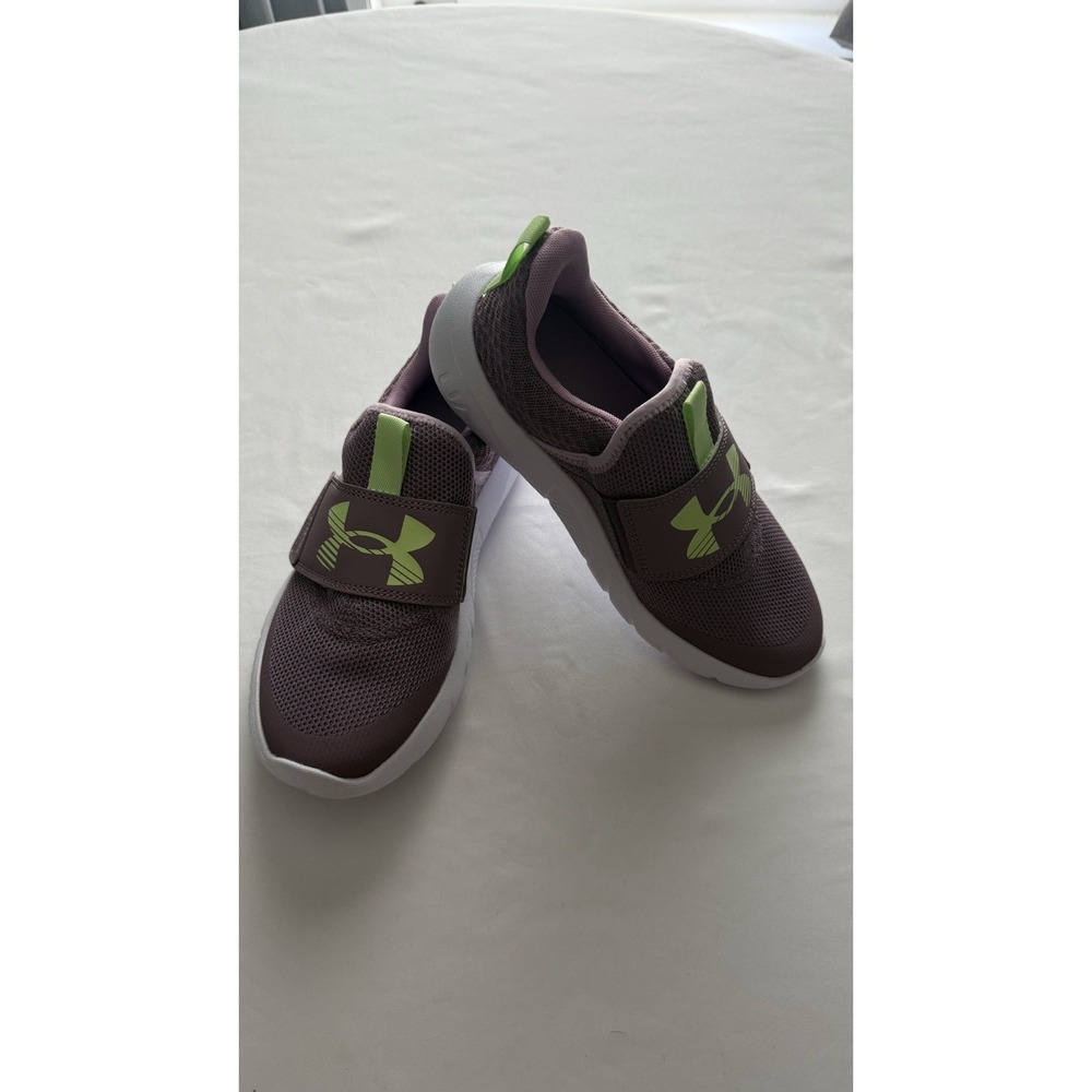 Youth Under Armour Flash Sneaker For Girls Sz 4Y New Without Box Misty Purple